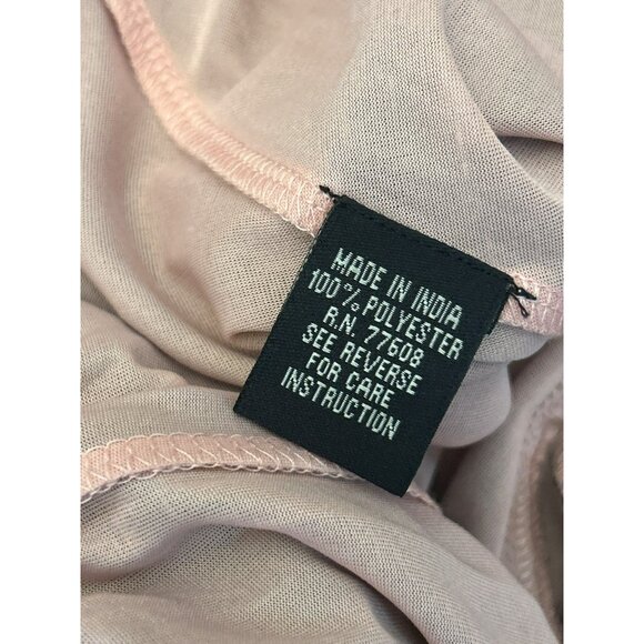 J Peterman Y2K Black Lace Romantic Goth Maxi Dress Medium Ballet Slip Whimsigoth - Picture 6 of 7